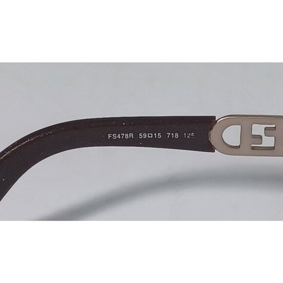 Vintage Fendi Gold Logo Chain Women's Sunglasses With Swarovski Crystals  FS478R - Picture 15 of 16